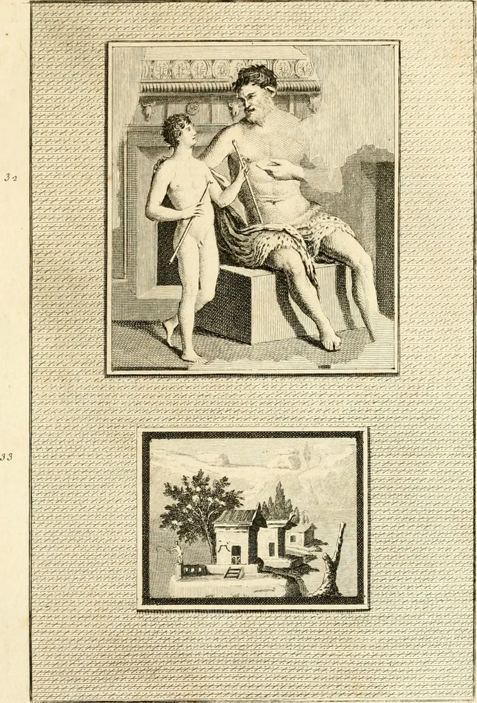 An illustration from Les antiquités d'Herculanum : avec leurs explications en françois, 1780, leaf 68