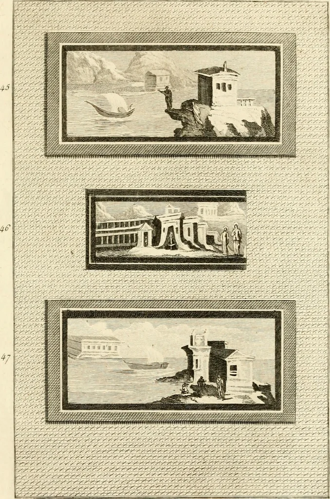 An illustration from Les antiquités d'Herculanum : avec leurs explications en françois, 1780, leaf 86