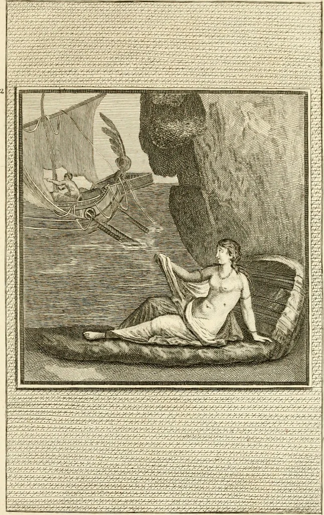 An illustration from Les antiquités d'Herculanum : avec leurs explications en françois, 1780, leaf 136