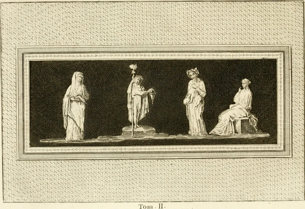An illustration from Les antiquités d'Herculanum : avec leurs explications en françois, 1780, leaf 192