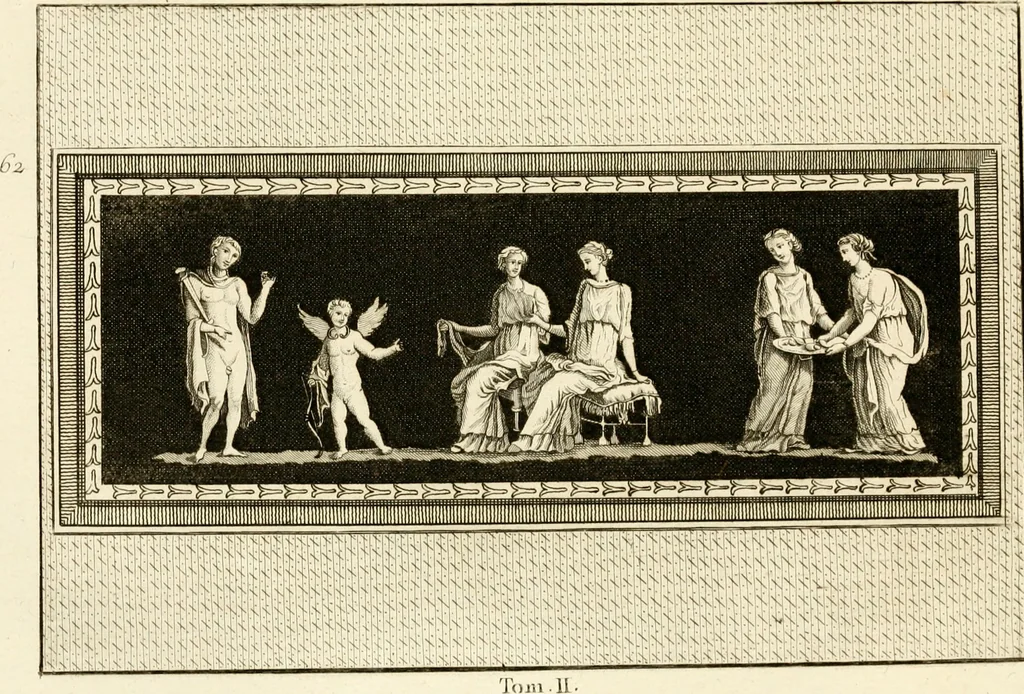 An illustration from Les antiquités d'Herculanum : avec leurs explications en françois, 1780, leaf 196