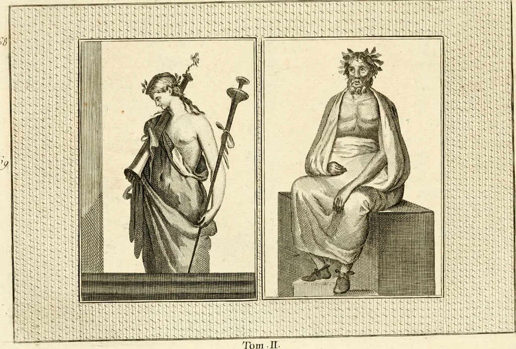 An illustration from Les antiquités d'Herculanum : avec leurs explications en françois, 1780, leaf 222