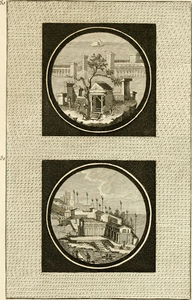 An illustration from Les antiquités d'Herculanum : avec leurs explications en françois, 1780, leaf 242