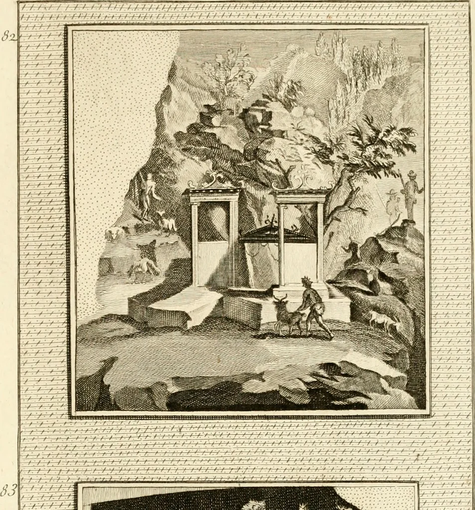 An illustration from Les antiquités d'Herculanum : avec leurs explications en françois, 1780, leaf 246
