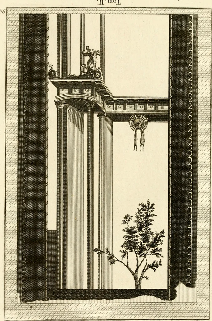 An illustration from Les antiquités d'Herculanum : avec leurs explications en françois, 1780, leaf 254