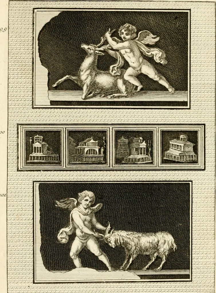 An illustration from Les antiquités d'Herculanum : avec leurs explications en françois, 1780, leaf 280