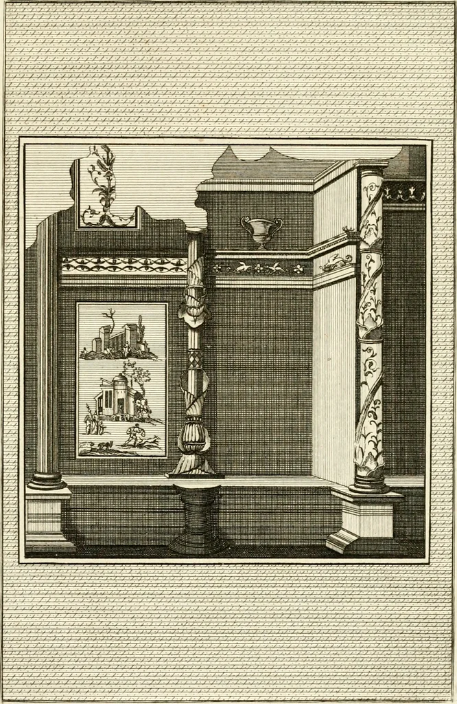 An illustration from Les antiquités d'Herculanum : avec leurs explications en françois, 1780, leaf 296