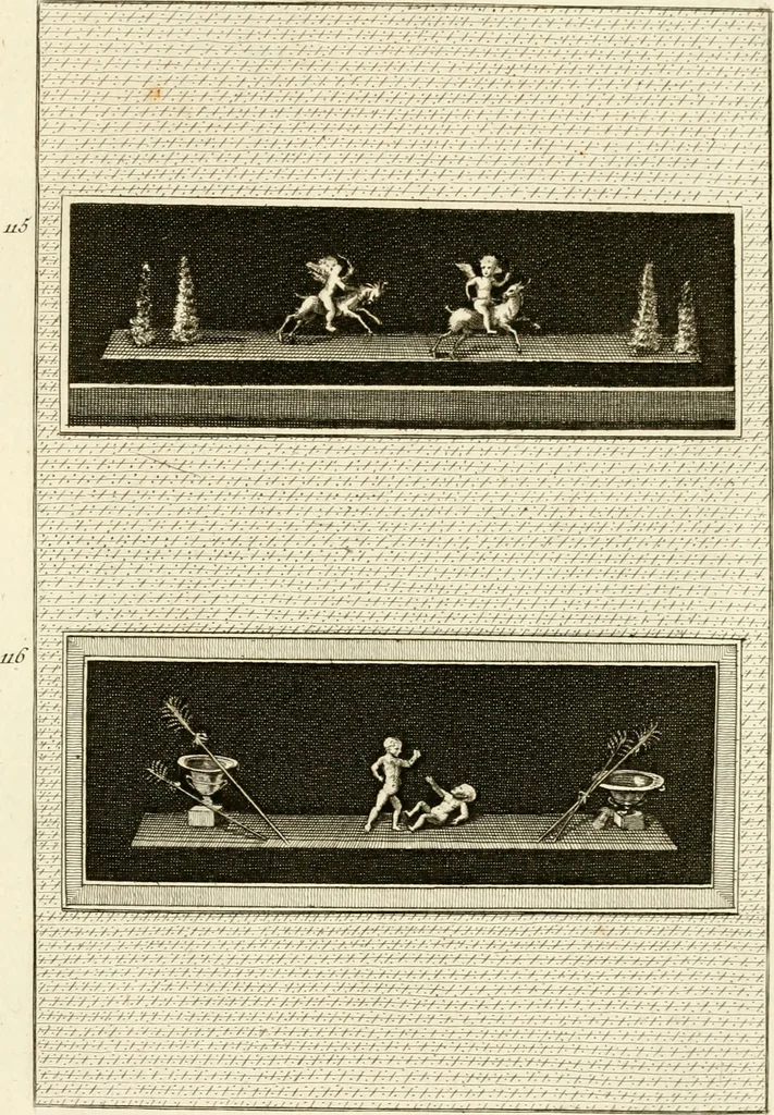 An illustration from Les antiquités d'Herculanum : avec leurs explications en françois, 1780, leaf 310
