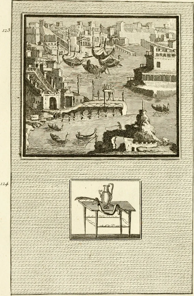 An illustration from Les antiquités d'Herculanum : avec leurs explications en françois, 1780, leaf 326