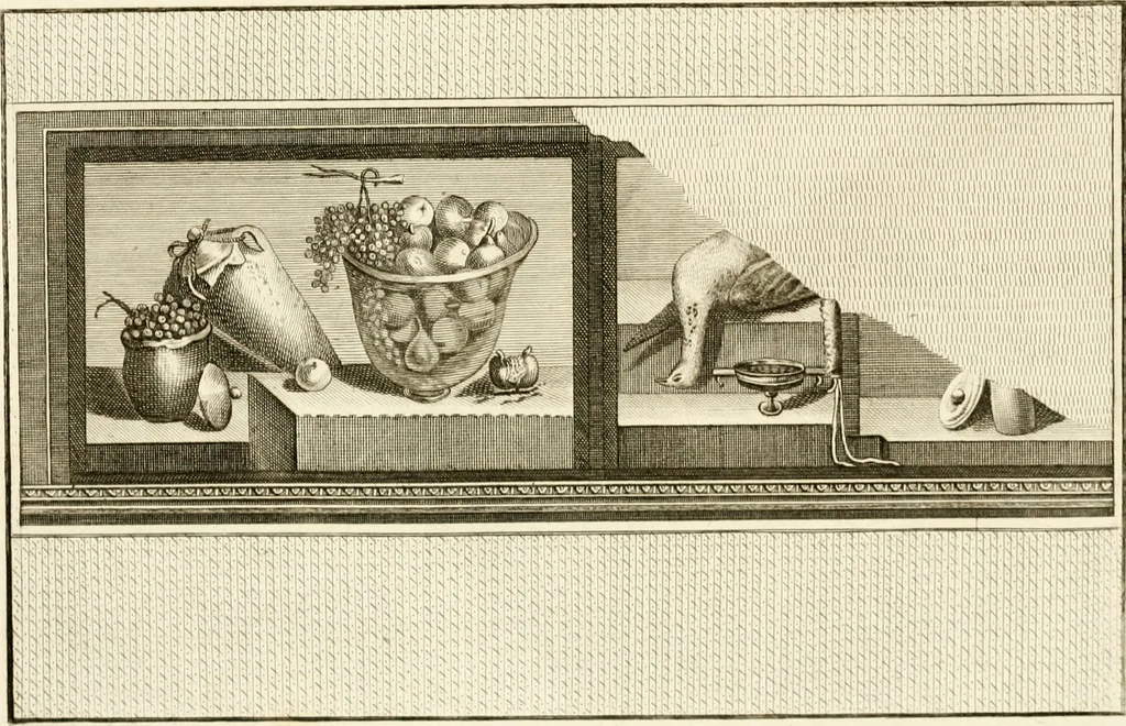 An illustration from Les antiquités d'Herculanum : avec leurs explications en françois, 1780, leaf 344