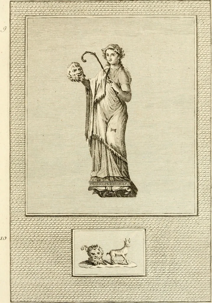 An illustration from Les antiquités d'Herculanum : avec leurs explications en françois, 1780, leaf 40