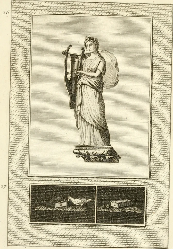 An illustration from Les antiquités d'Herculanum : avec leurs explications en françois, 1780, leaf 66