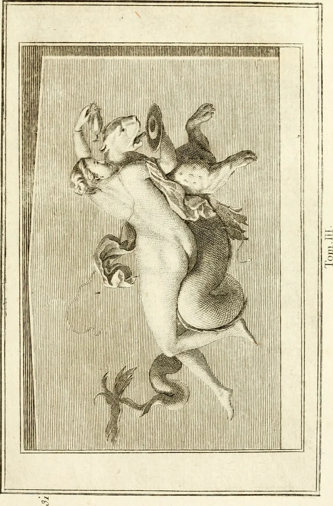 An illustration from Les antiquités d'Herculanum : avec leurs explications en françois, 1780, leaf 108