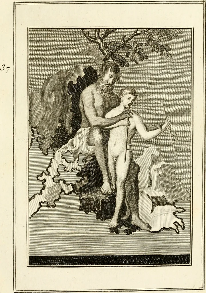 An illustration from Les antiquités d'Herculanum : avec leurs explications en françois, 1780, leaf 120