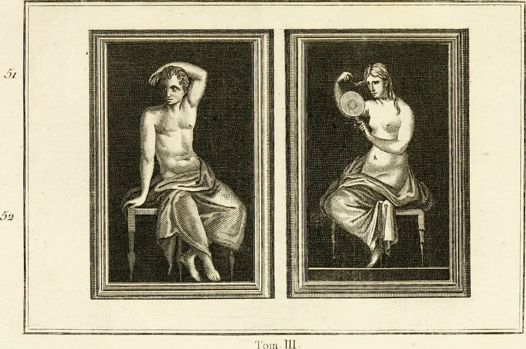 An illustration from Les antiquités d'Herculanum : avec leurs explications en françois, 1780, leaf 154