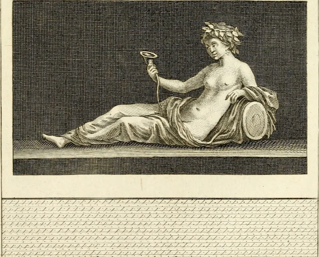 An illustration from Les antiquités d'Herculanum : avec leurs explications en françois, 1780, leaf 162