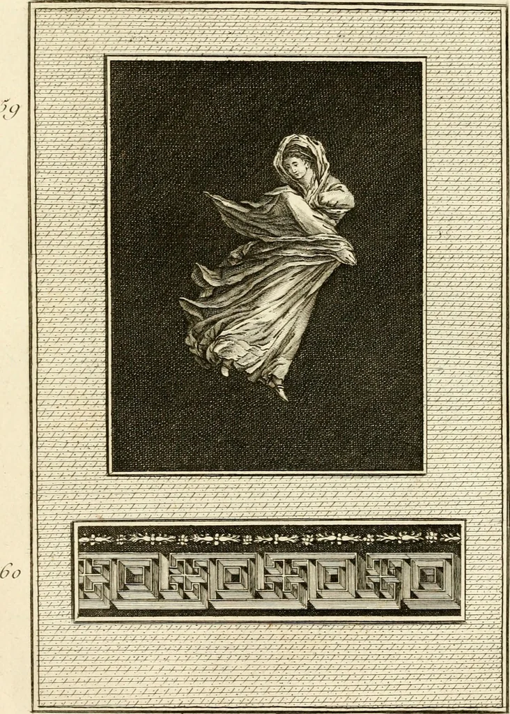 An illustration from Les antiquités d'Herculanum : avec leurs explications en françois, 1780, leaf 166