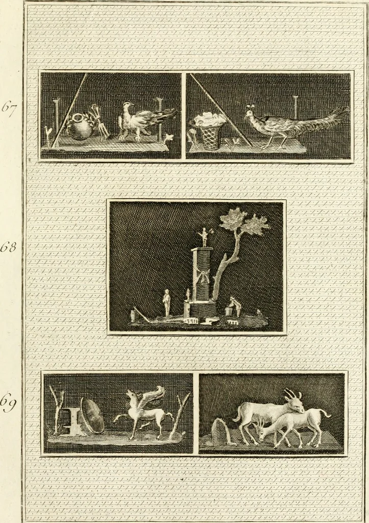 An illustration from Les antiquités d'Herculanum : avec leurs explications en françois, 1780, leaf 180