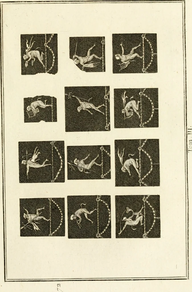 An illustration from Les antiquités d'Herculanum : avec leurs explications en françois, 1780, leaf 188