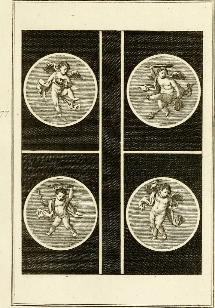 An illustration from Les antiquités d'Herculanum : avec leurs explications en françois, 1780, leaf 198