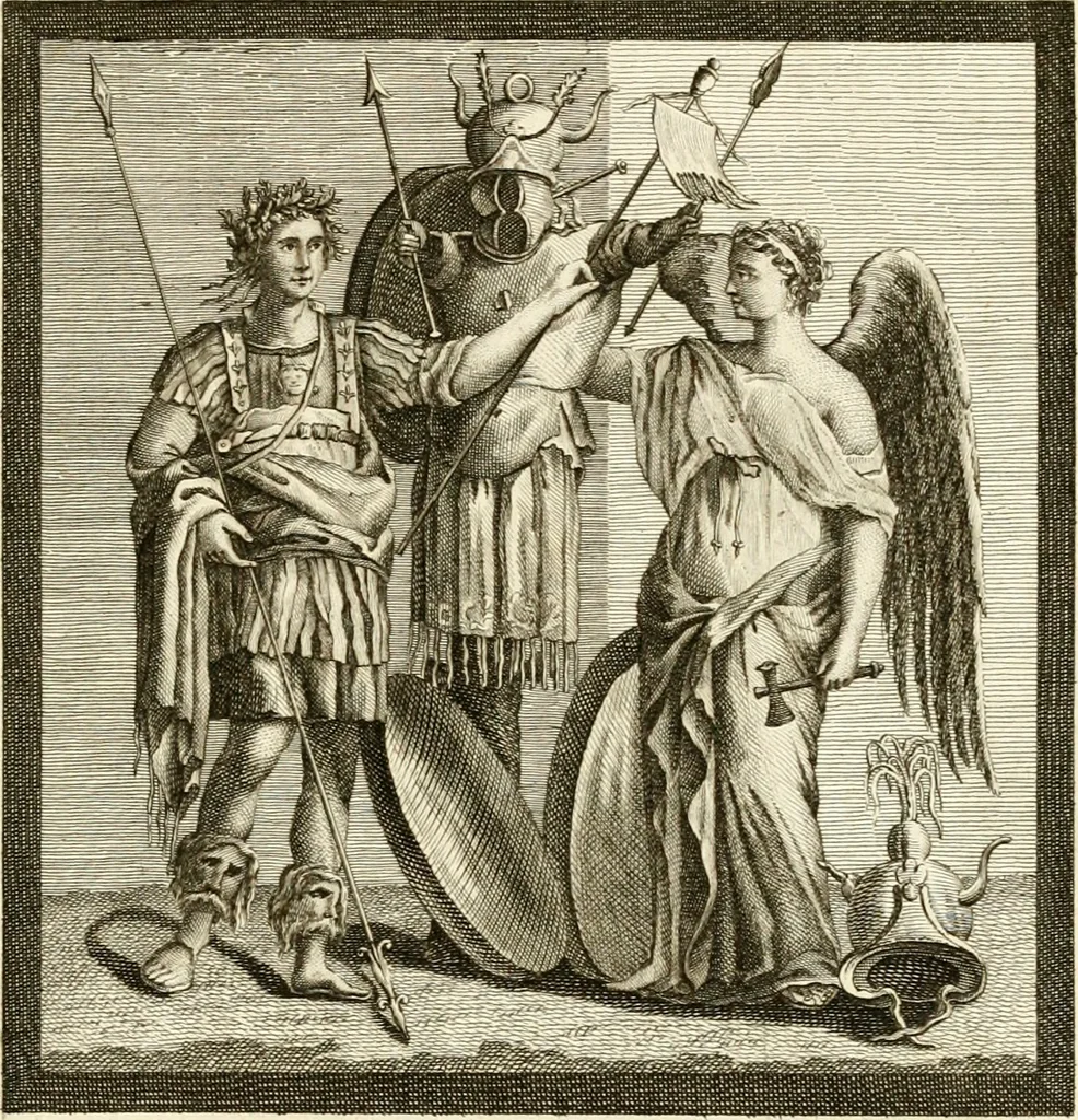 An illustration from Les antiquités d'Herculanum : avec leurs explications en françois, 1780, leaf 228