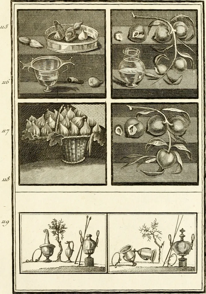 An illustration from Les antiquités d'Herculanum : avec leurs explications en françois, 1780, leaf 326