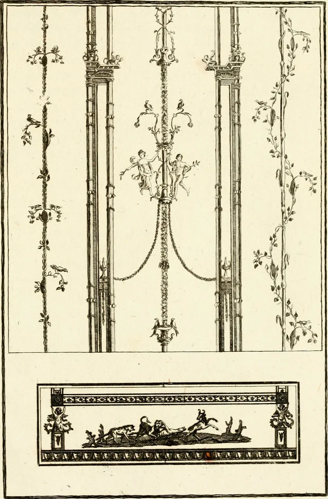 An illustration from Les antiquités d'Herculanum : avec leurs explications en françois, 1780, leaf 330