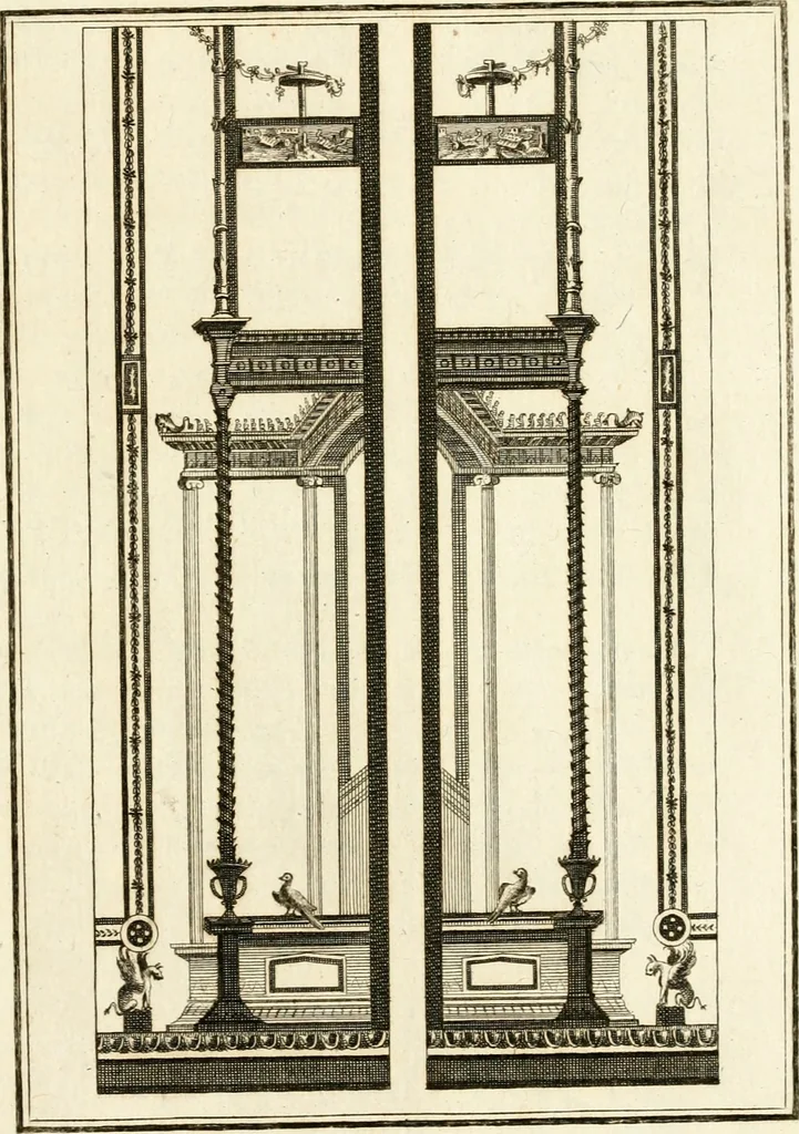 An illustration from Les antiquités d'Herculanum : avec leurs explications en françois, 1780, leaf 334