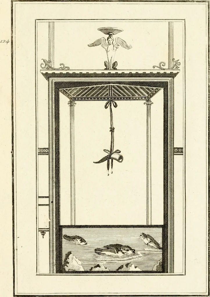 An illustration from Les antiquités d'Herculanum : avec leurs explications en françois, 1780, leaf 342