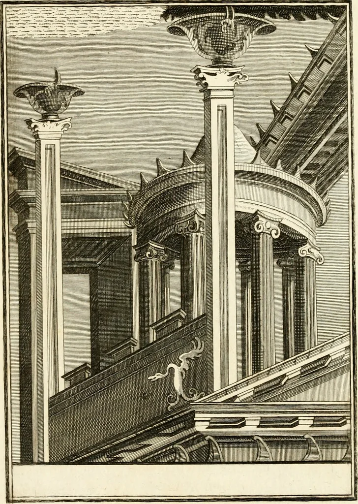 An illustration from Les antiquités d'Herculanum : avec leurs explications en françois, 1780, leaf 348