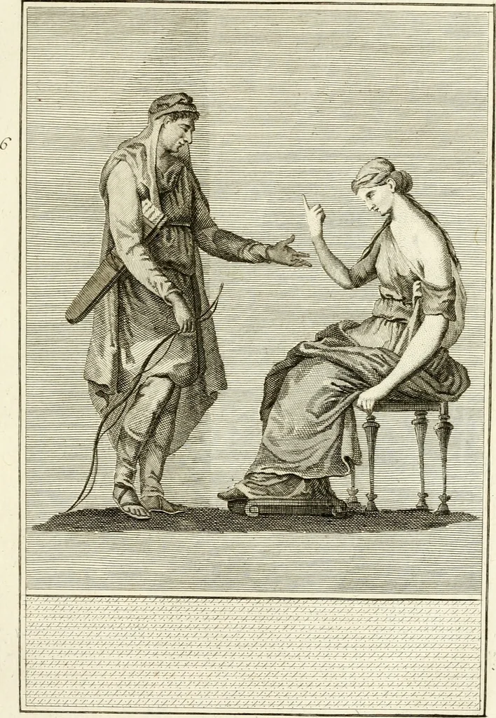 An illustration from Les antiquités d'Herculanum : avec leurs explications en françois, 1780, leaf 40