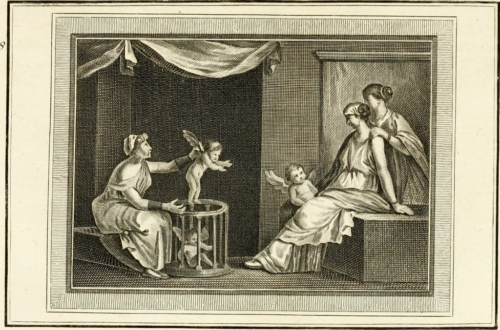 An illustration from Les antiquités d'Herculanum : avec leurs explications en françois, 1780, leaf 50