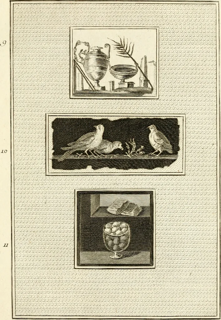 An illustration from Les antiquités d'Herculanum : avec leurs explications en françois, 1780, leaf 54