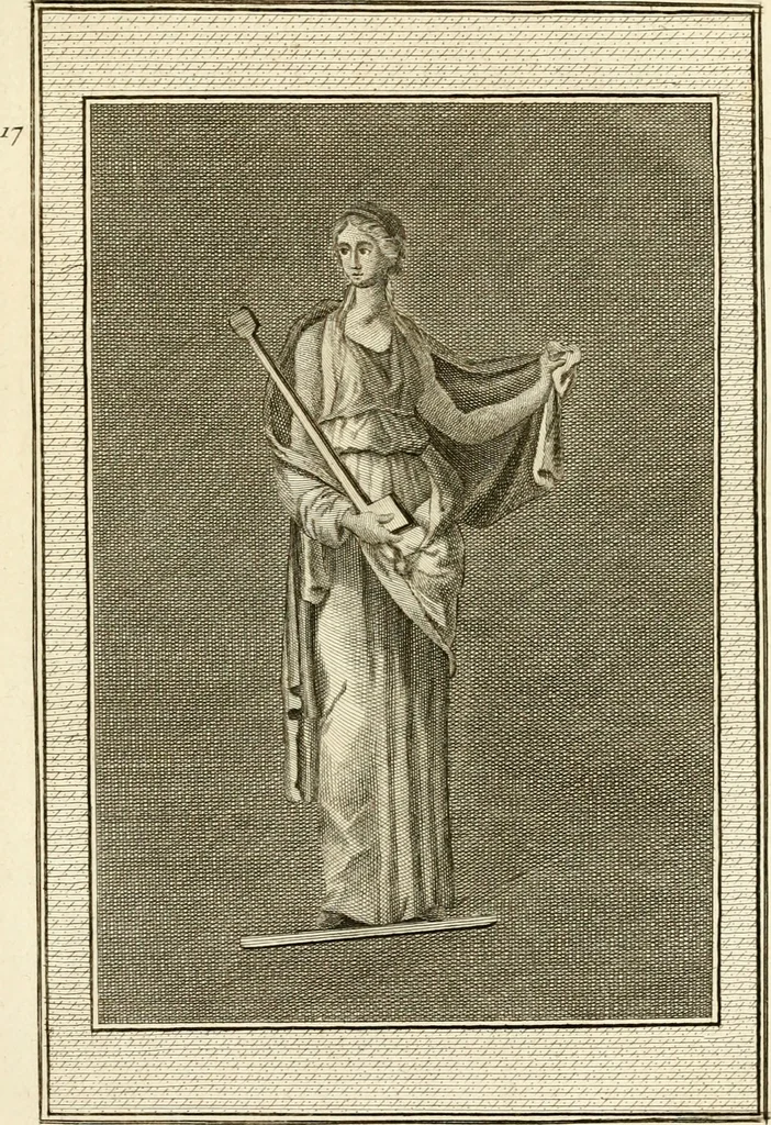 An illustration from Les antiquités d'Herculanum : avec leurs explications en françois, 1780, leaf 70