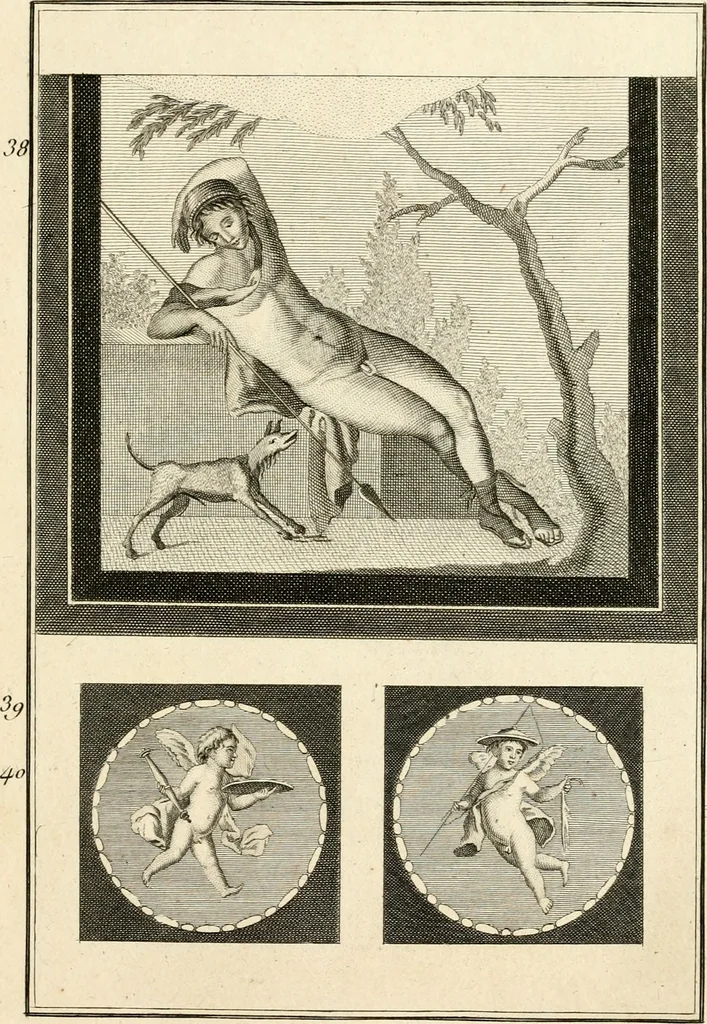 An illustration from Les antiquités d'Herculanum : avec leurs explications en françois, 1780, leaf 114