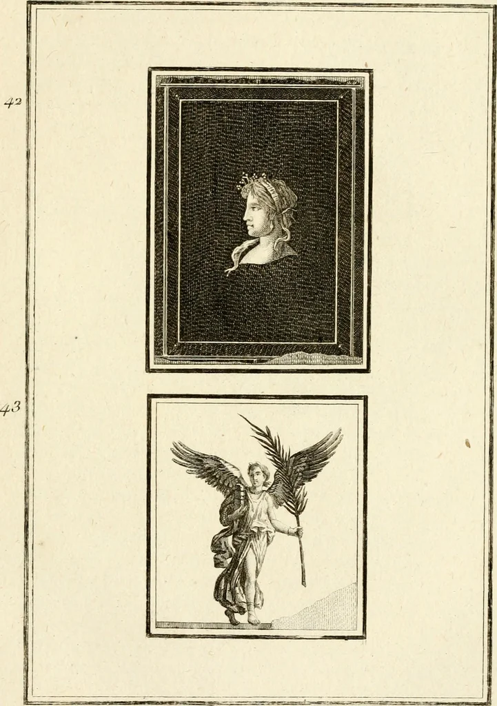 An illustration from Les antiquités d'Herculanum : avec leurs explications en françois, 1780, leaf 120