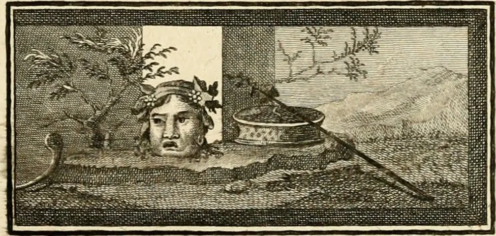 An illustration from Les antiquités d'Herculanum : avec leurs explications en françois, 1780, leaf 130