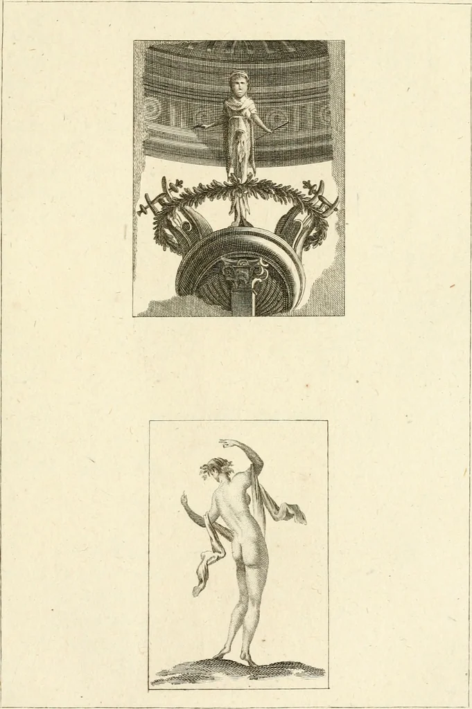 An illustration from Les antiquités d'Herculanum : avec leurs explications en françois, 1780, leaf 134