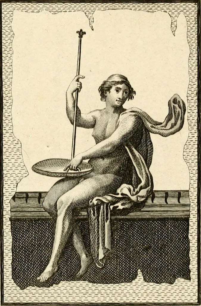 An illustration from Les antiquités d'Herculanum : avec leurs explications en françois, 1780, leaf 152