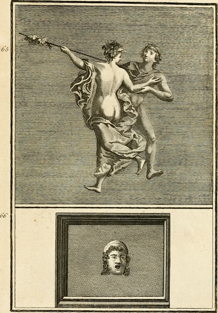 An illustration from Les antiquités d'Herculanum : avec leurs explications en françois, 1780, leaf 160