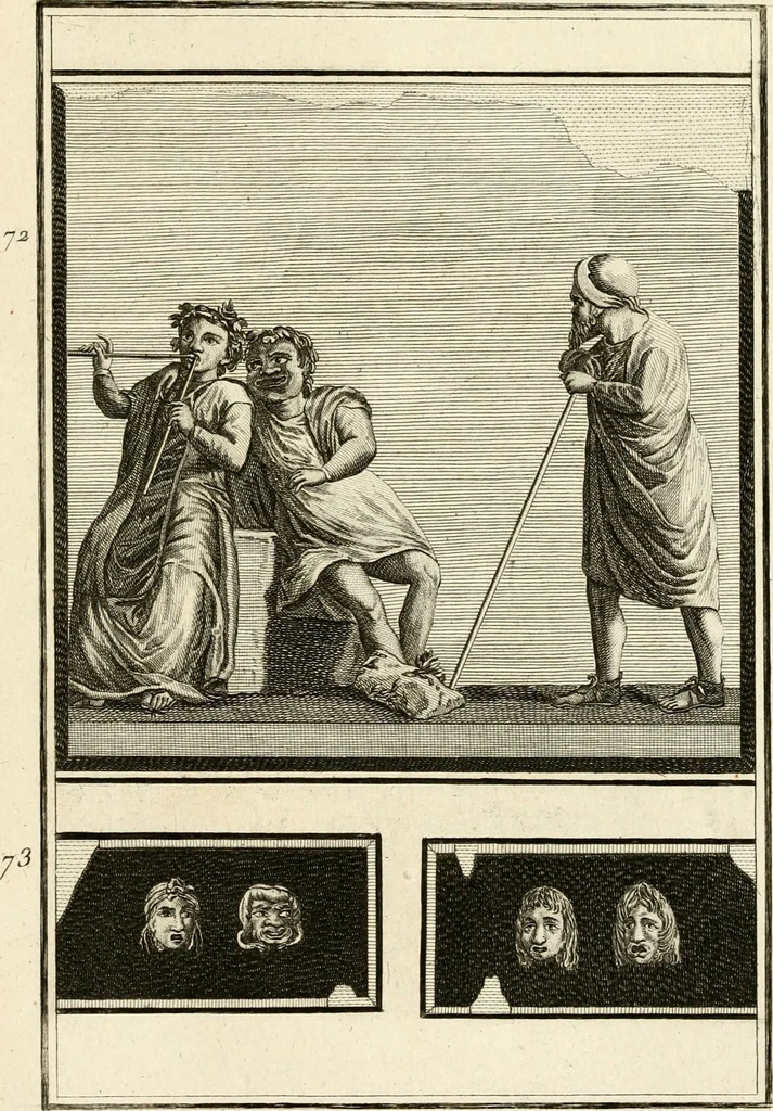 An illustration from Les antiquités d'Herculanum : avec leurs explications en françois, 1780, leaf 168