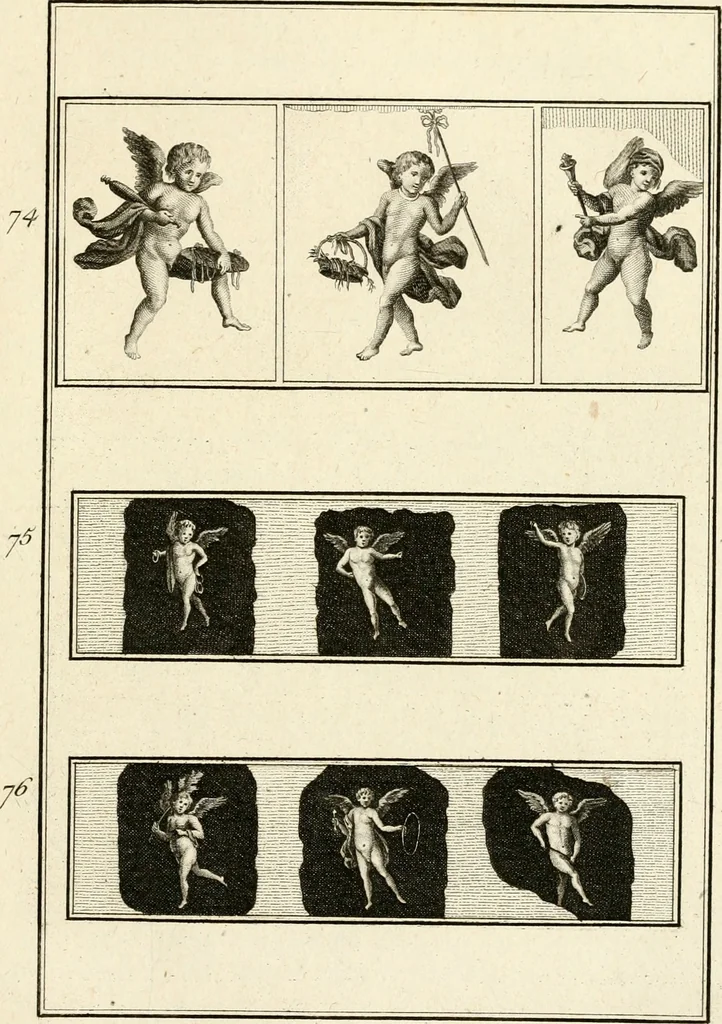 An illustration from Les antiquités d'Herculanum : avec leurs explications en françois, 1780, leaf 172