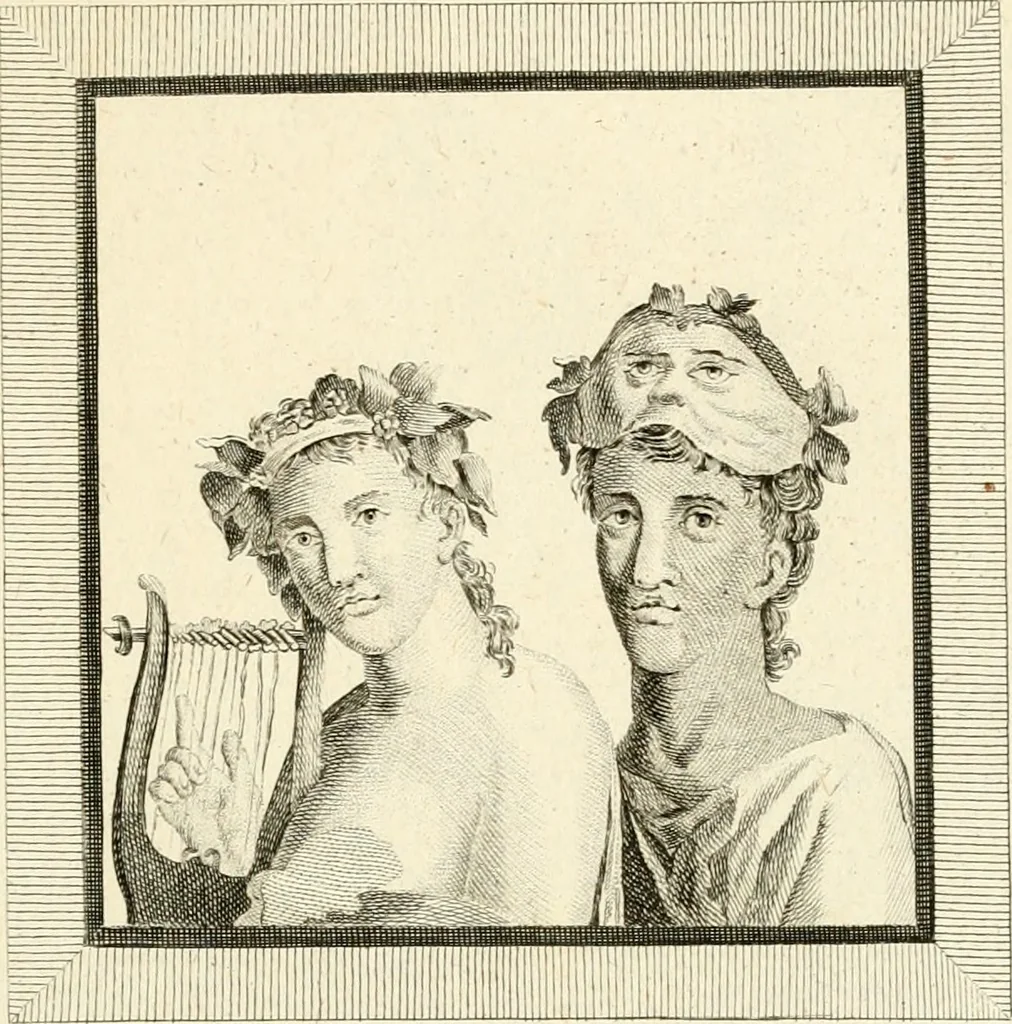 An illustration from Les antiquités d'Herculanum : avec leurs explications en françois, 1780, leaf 176
