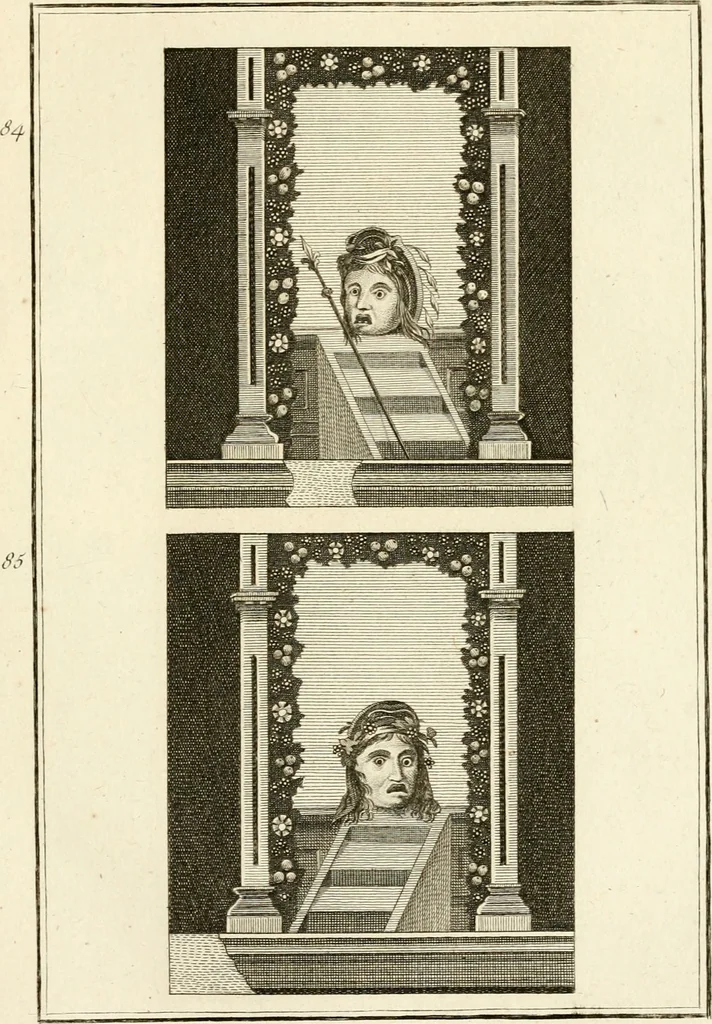 An illustration from Les antiquités d'Herculanum : avec leurs explications en françois, 1780, leaf 184