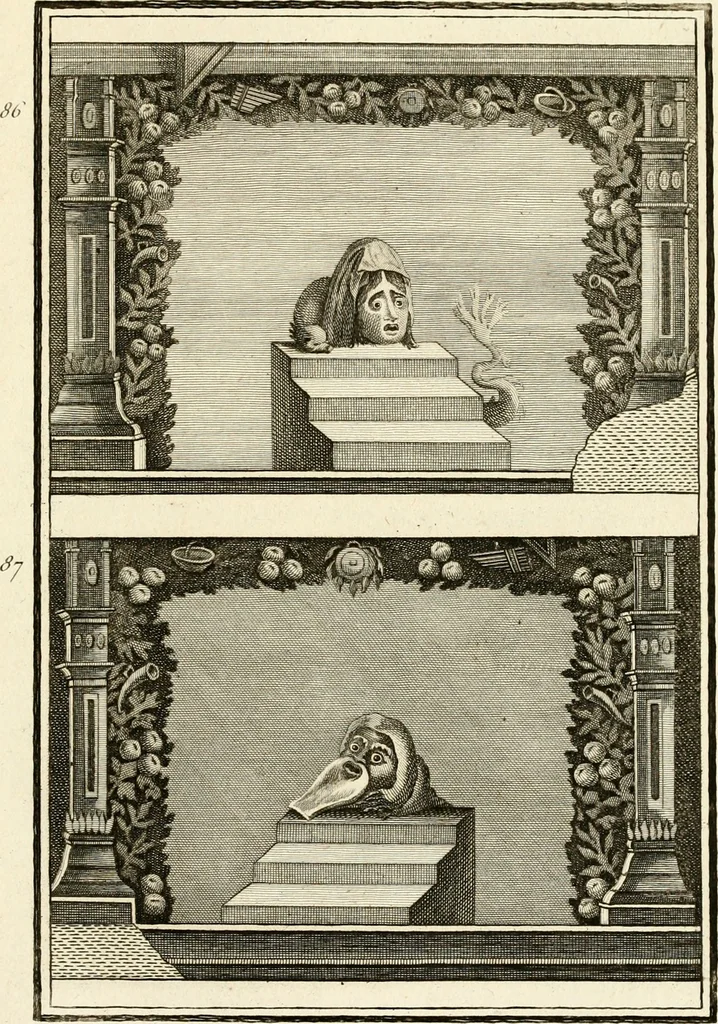 An illustration from Les antiquités d'Herculanum : avec leurs explications en françois, 1780, leaf 186