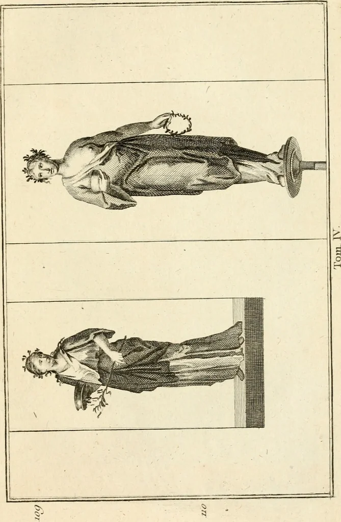 An illustration from Les antiquités d'Herculanum : avec leurs explications en françois, 1780, leaf 234