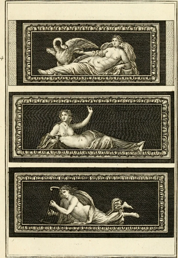 An illustration from Les antiquités d'Herculanum : avec leurs explications en françois, 1780, leaf 26