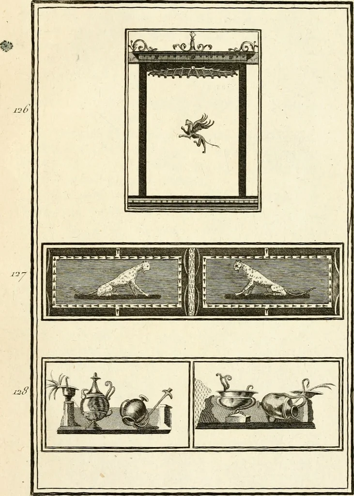 An illustration from Les antiquités d'Herculanum : avec leurs explications en françois, 1780, leaf 260