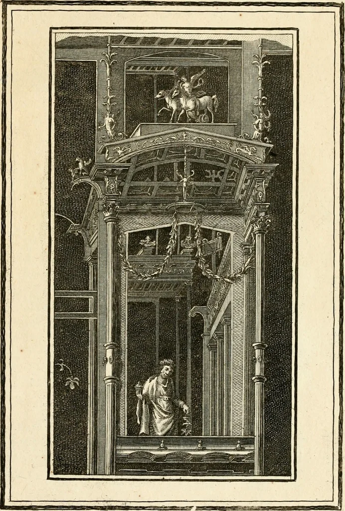 An illustration from Les antiquités d'Herculanum : avec leurs explications en françois, 1780, leaf 264