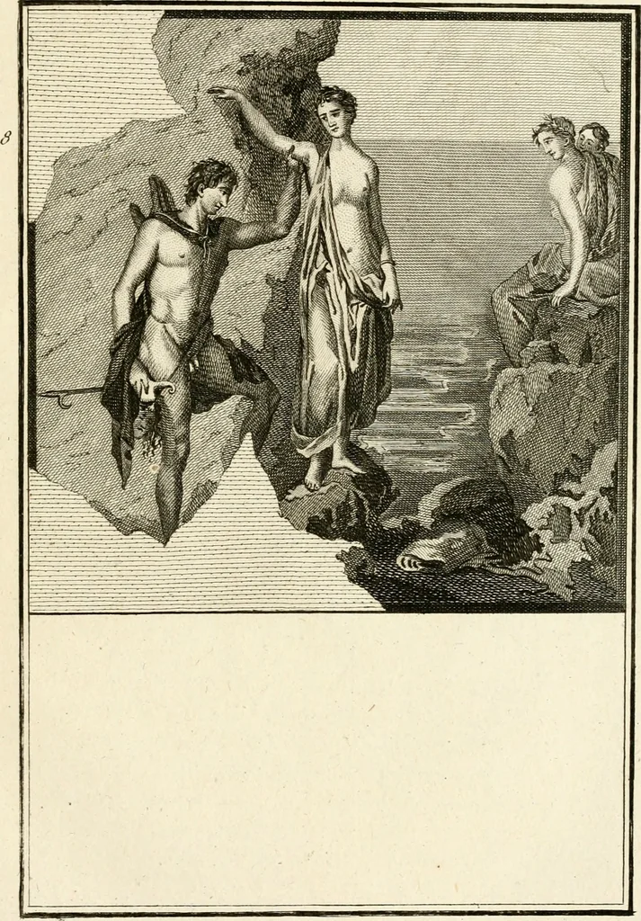 An illustration from Les antiquités d'Herculanum : avec leurs explications en françois, 1780, leaf 46